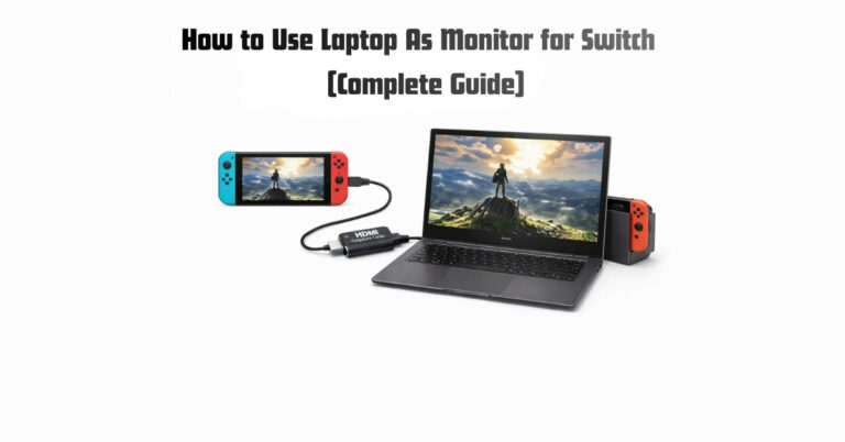  laptop as monitor for switch