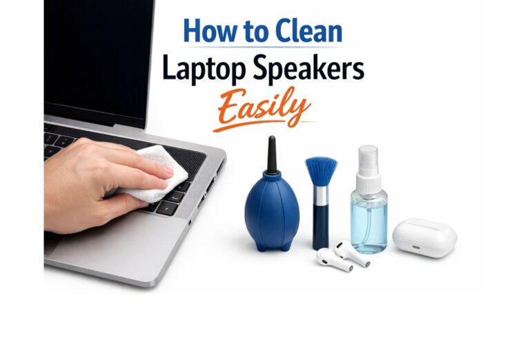 How to Clean Laptop Speakers