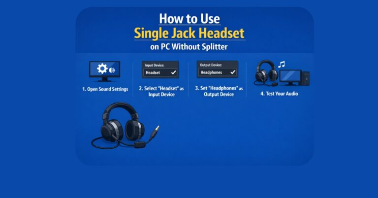 how to use a single jack headset 